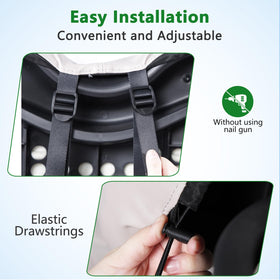 CHENGWEI waterproof vinyl seat cover protects against spills.