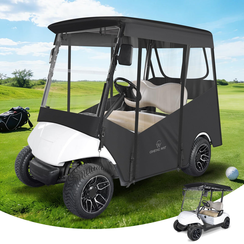 CHENGWEI Yamaha G29 enclosure provides precise fit and weather protection for your golf cart.
