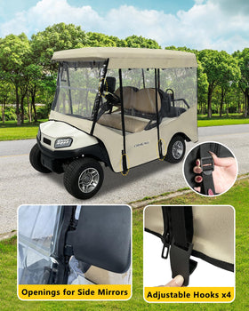 CHENGWEI enclosure with eight zippers and four-sided doors for easy entry