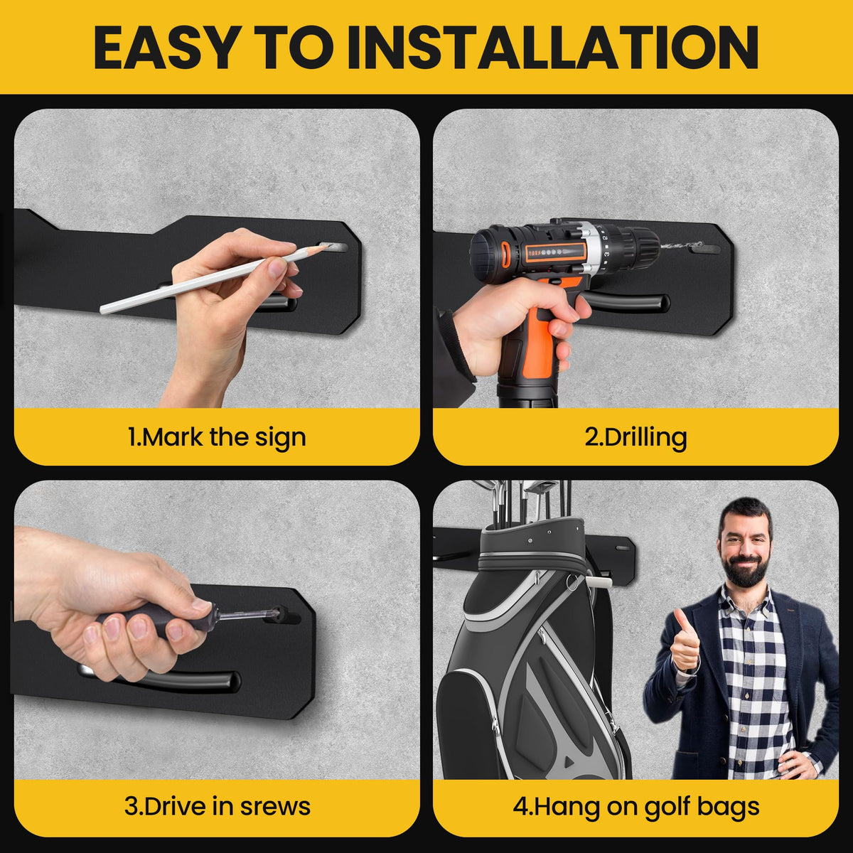 Chenteel kit includes screws and gaskets for complete installation.