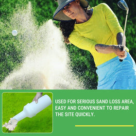 CHEOTIME portable sand bottle, lightweight upgrade for universal golf push carts.