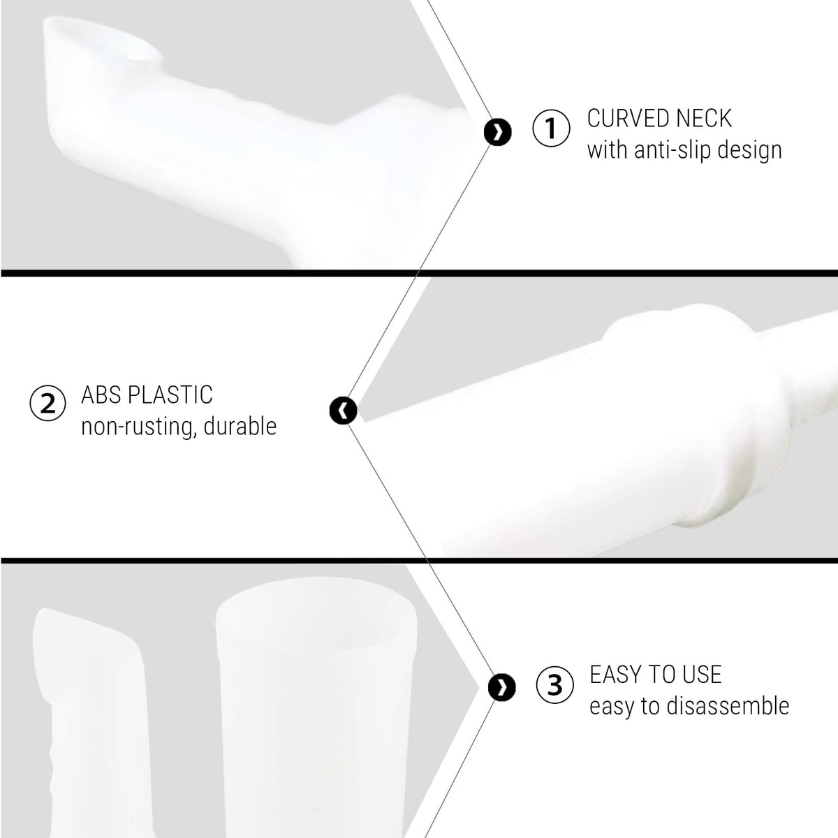 CHEOTIME sand bottle curved bottleneck protects rain, keeps sand dry on course.