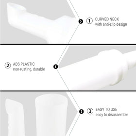 CHEOTIME sand bottle curved bottleneck protects rain, keeps sand dry on course.