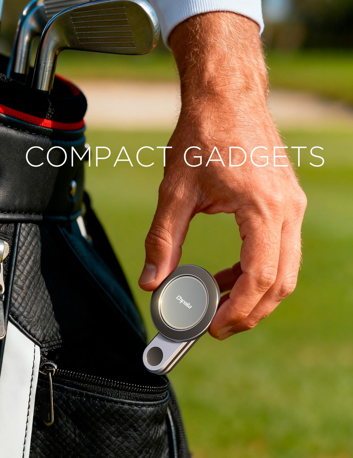 Chfeila pocket size design fits golf bag and pocket.