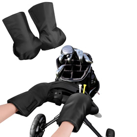 Chicingyou winter golf hand warmer glove front view showing secure fit.