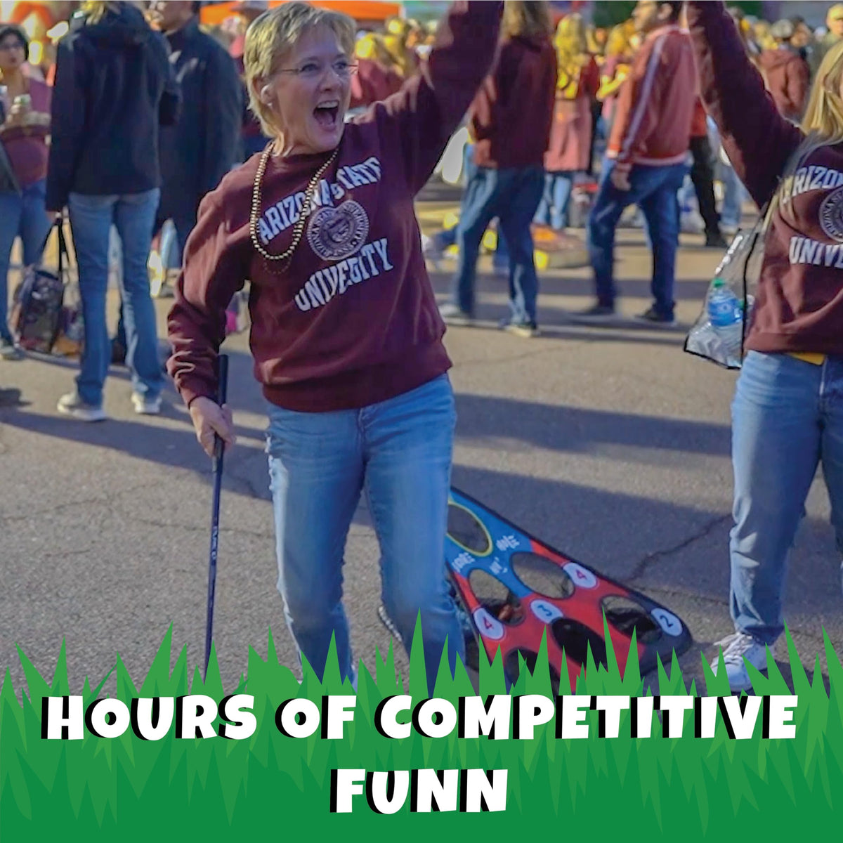 Easy setup in minutes for spontaneous family competitions.