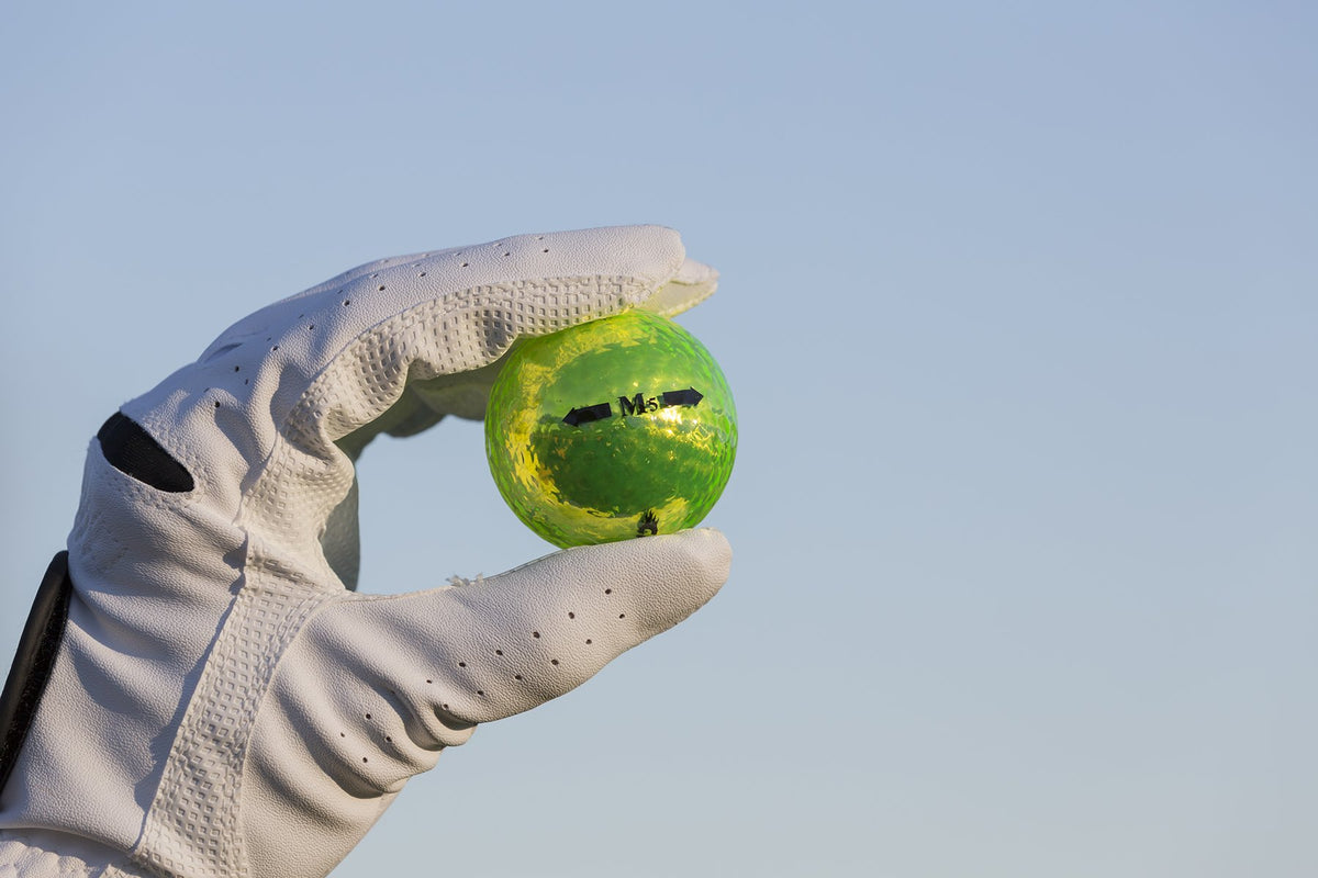 Chromax M5 blue ball in flight supports alignment and easy locating.