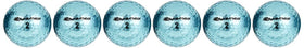 Chromax Metallic M5 blue golf ball with high visibility for tracking.