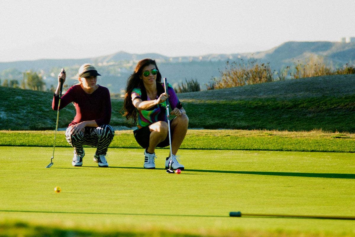 Chromax Metallic M5 neon green golf ball stands out for fast locating in rough and fairways