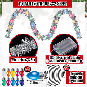 Chunful multicolor bulb magnets for vibrant accents on metal surfaces