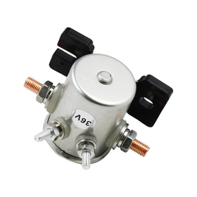 36V DC solenoid wiring view showing 4 terminals