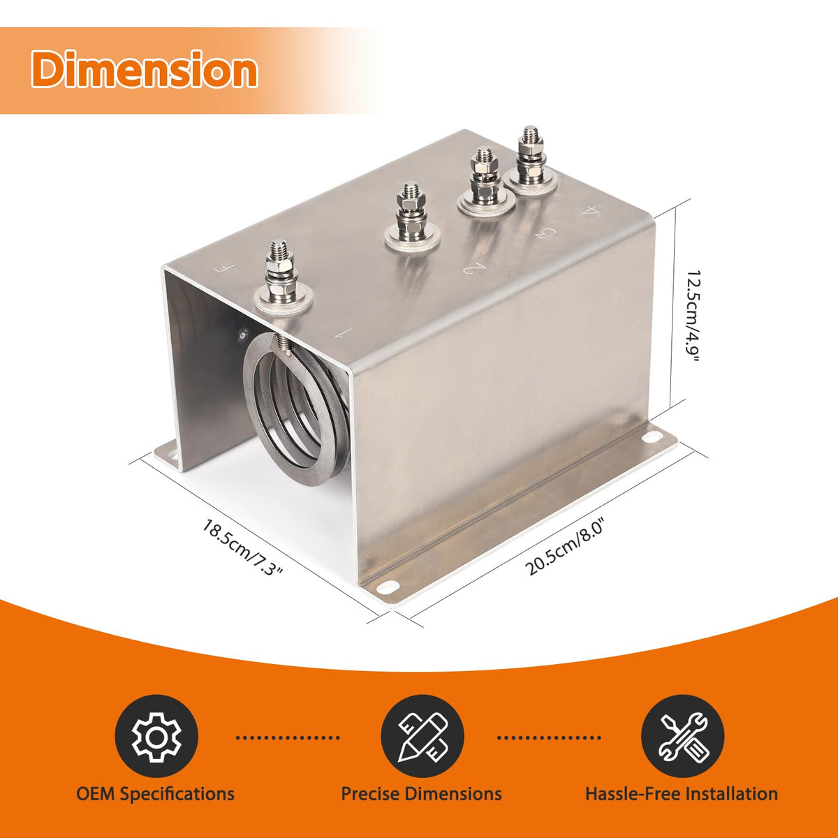 Heat dissipation design of Cikroci 28197G01 resistor assembly supports stable operation.