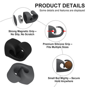 Cilkus outdoor attachment closeup shows durable weather-resistant silicone texture