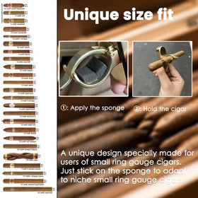 Cimidore portable golf accessory keeps cigars within easy reach.