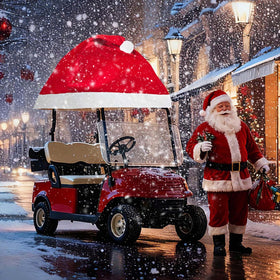 Cinrobiye outdoor Christmas car decor brightening parades and events.