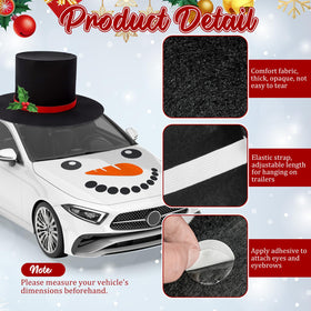 Cinrobiye snowman nose creates a cheerful focal point for winter décor.