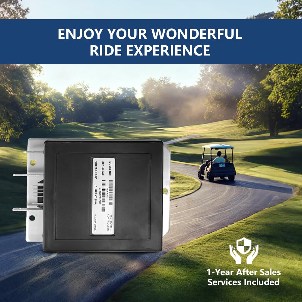 CIRFREETION 1206-4301 on-cart view demonstrates EZGO compatibility