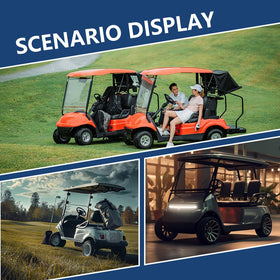 CIRFREETION 73326-G02 in-use on EZGO TXT hill climb for reliable power.