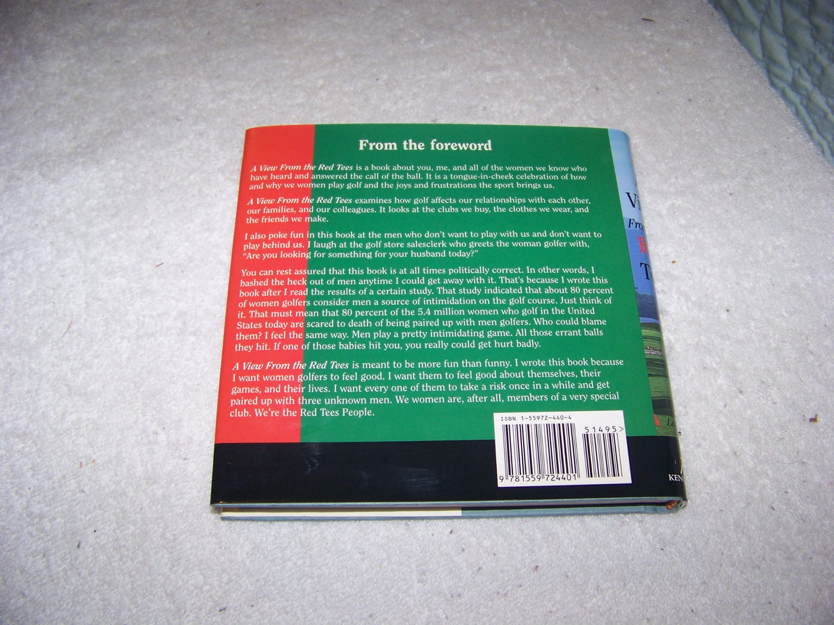 Citadel A View from the Red Tees interior pages showing engaging golf culture perspectives for readers
