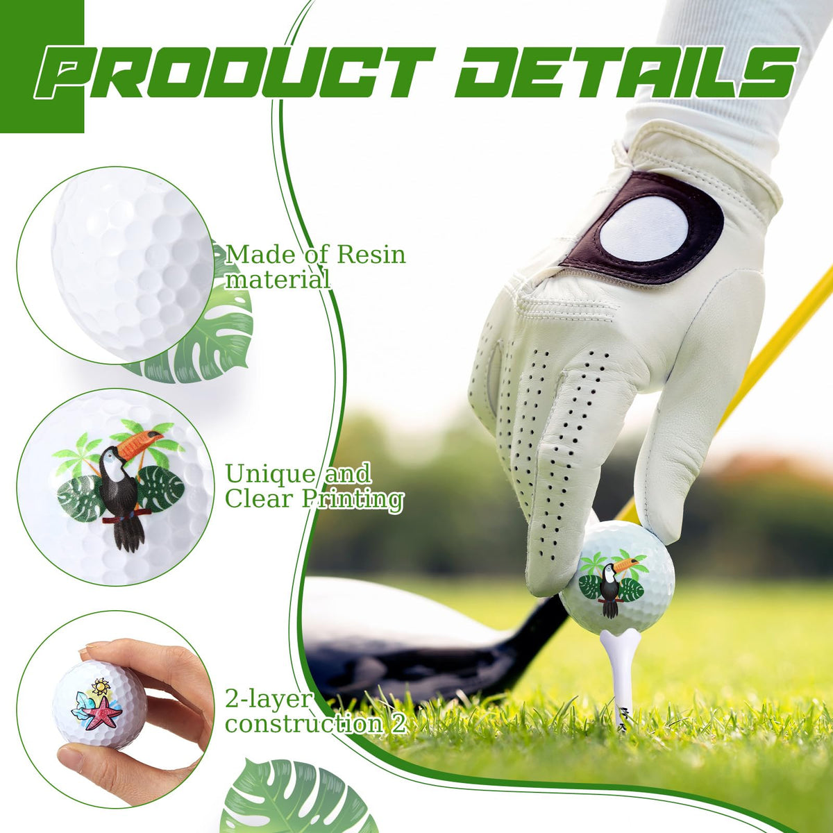 Civaner golf ball gift box ready-to-gift packaging for golf lovers