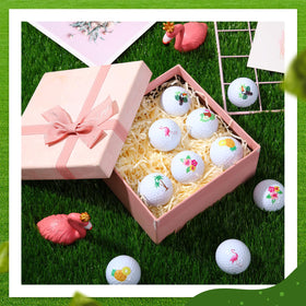 Civaner Hawaii golf balls with birds pattern for easy identification on greens