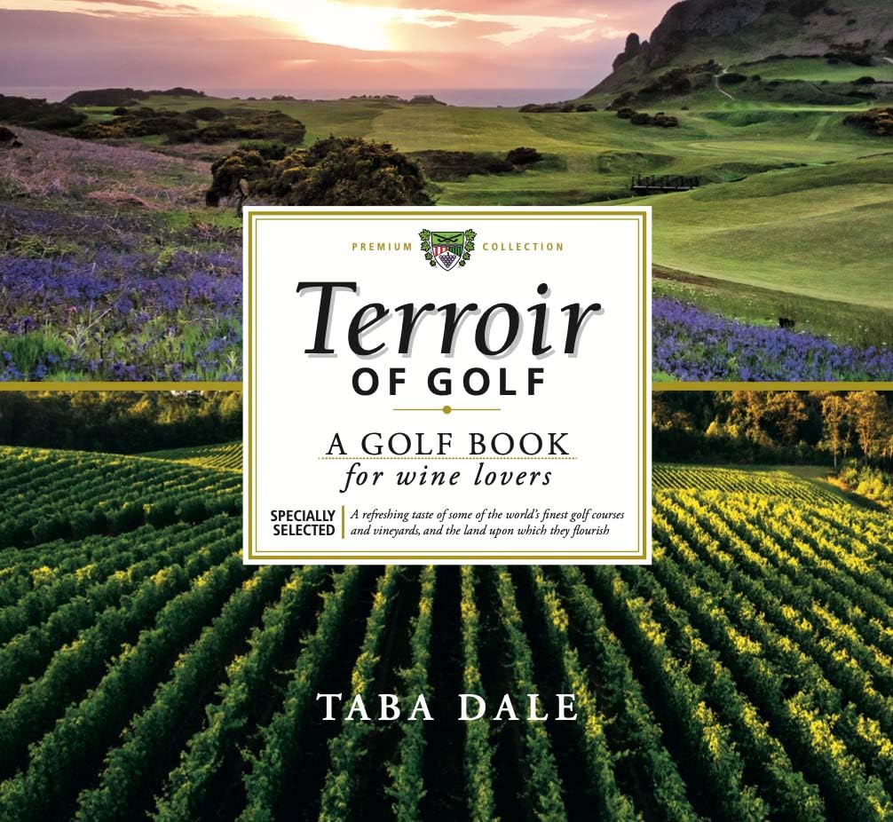 Clare House Publishing Terroir Golf cover for golf and wine lovers.