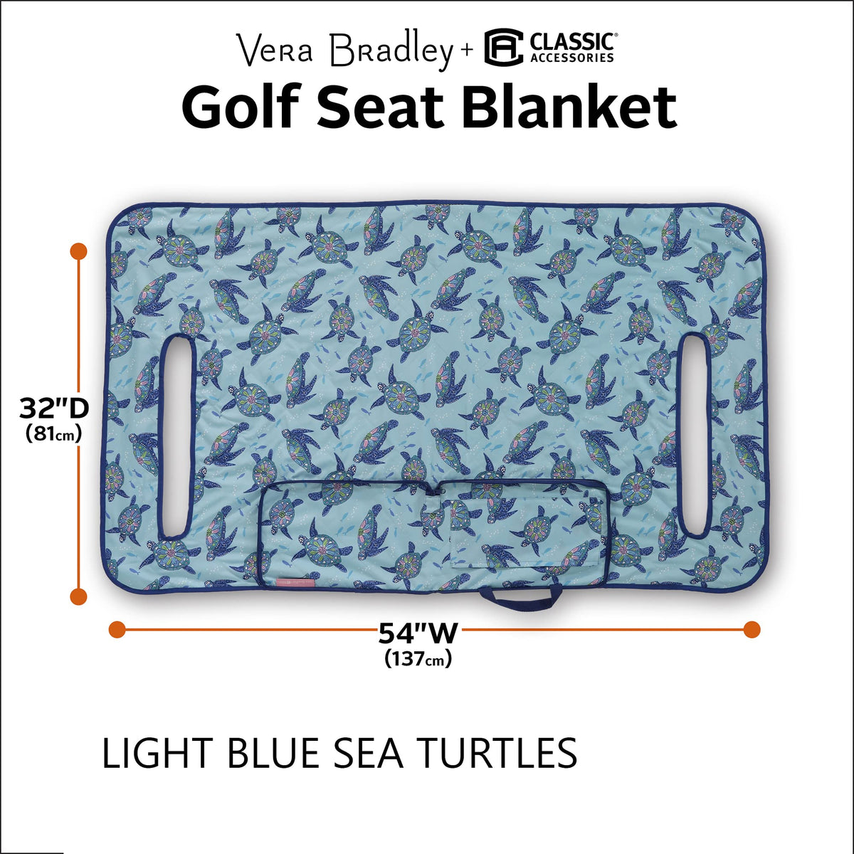 Quilted top of Classic Accessories seat cover for Cub Cadet tractors