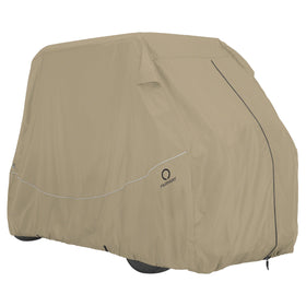 Classic Accessories Fairway Conversion Cart Cover durable fabric blocks UV rays.