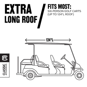 Classic Accessories Fairway cover side view fits snugly for all-weather protection.