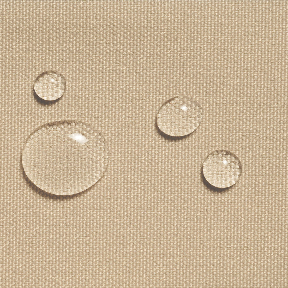 Close-up view of clear vinyl on the Fairway Deluxe Windshield