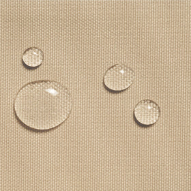 Close-up view of clear vinyl on the Fairway Deluxe Windshield