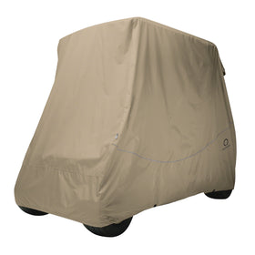 Classic Accessories Fairway Long Roof Quick-Fit Cover front view protects from sun and dirt