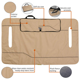 Classic Accessories Fairway seat blanket with plush fleece backing for added warmth
