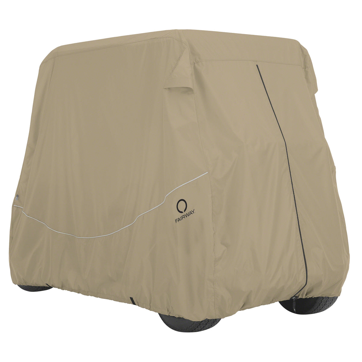 Classic Accessories Fairway short roof 2-person cover displaying rear air vents
