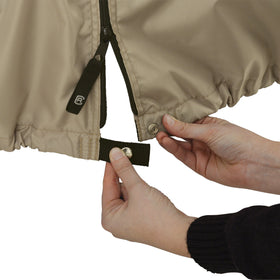 Classic Accessories Fairway short roof 2-person cover providing sun and weather protection