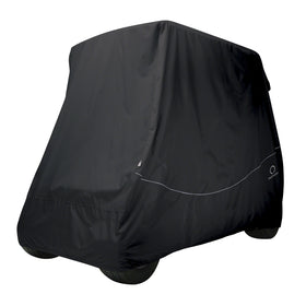 Classic Accessories Fairway Short Roof 2-Person cover front view with secure fit and wind protection.