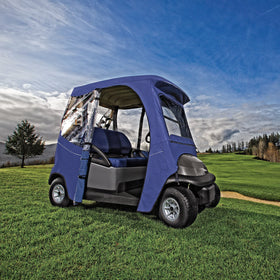 Fairway clear windows provide visibility while shielding interior.