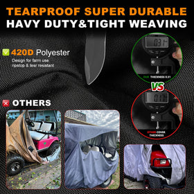 ClawsCover golf cart cover universal fit suits many brands and models.