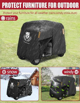 ClawsCover sealed seams provide rain protection.