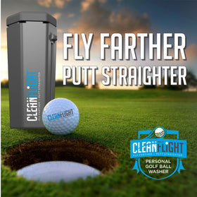 Clean Flight putting-green-ready setup supports immediate use on the course.
