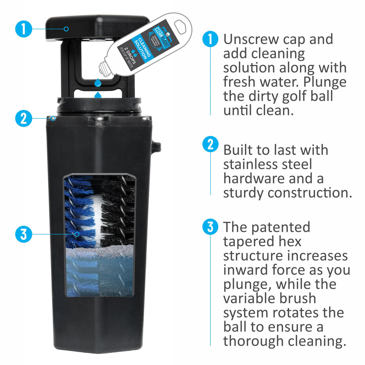 Clean Flight two-pack golf-ball-washer offers great value for players.