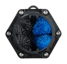 Clean Flight variable-density brushes provide thorough coverage during cleaning.