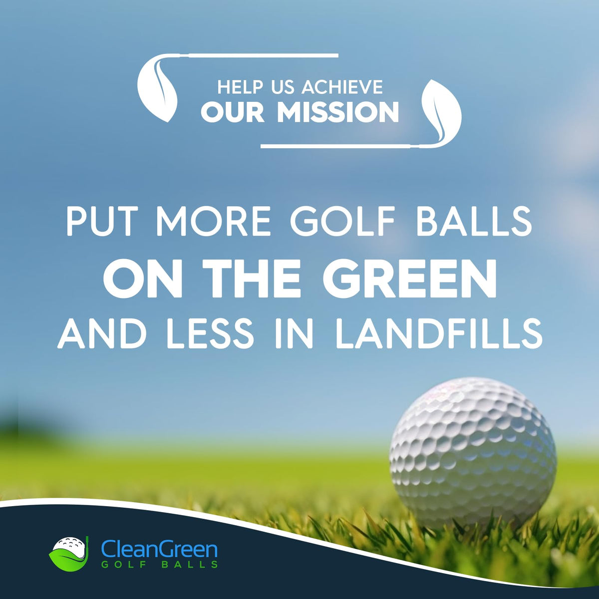 Clean Green Golf Balls bulk pack yellow ready for daily practice