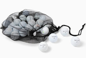 Eco-friendly recycled golf balls supporting environmental responsibility