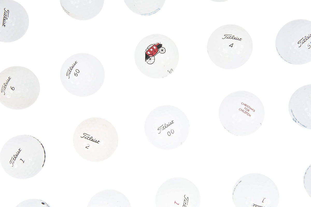 Five-step cleaning process for Clean Green Golf Balls ensures quality.