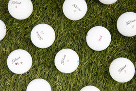 Made in USA label on Clean Green Golf Balls highlights local production.