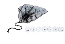 Clean Green Golf Balls mesh carry bag for easy transport during practice.