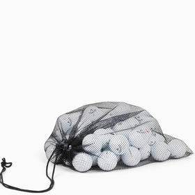 Clean Green Golf Balls with mesh carrying bag for easy transport.