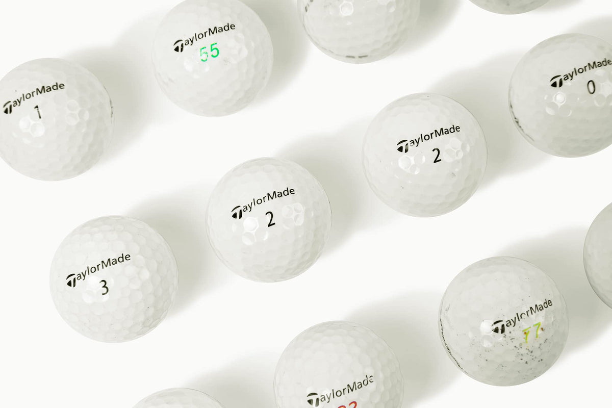 Discolored RBZ logos on recycled balls still playable for training