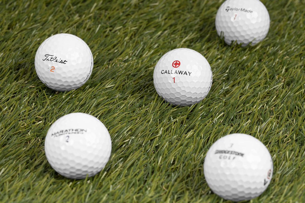 On-course use with Clean Green Golf Balls bulk mix
